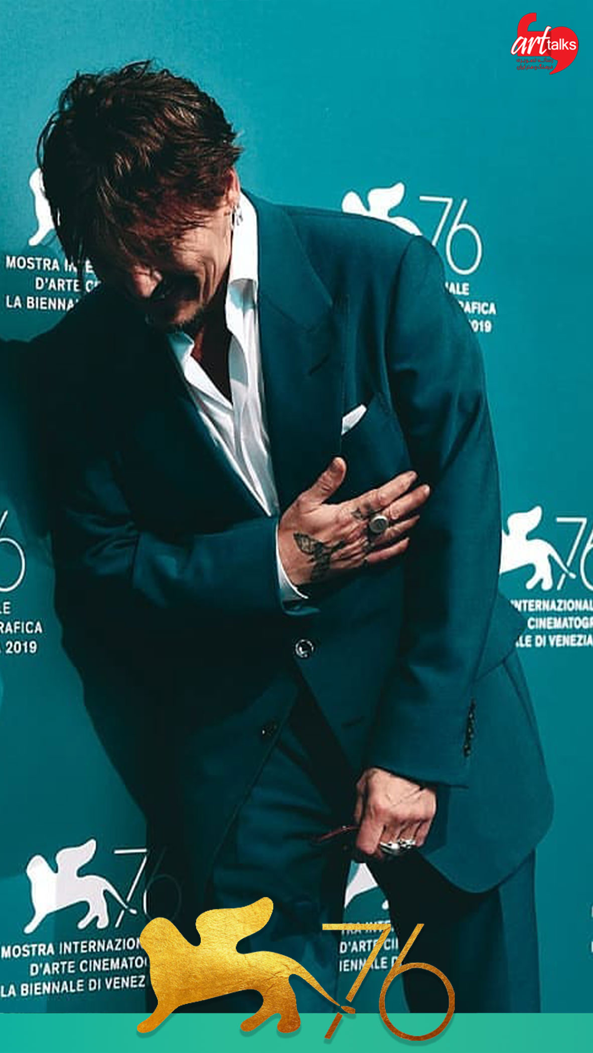 جانی دپ در جشنواره ونیز